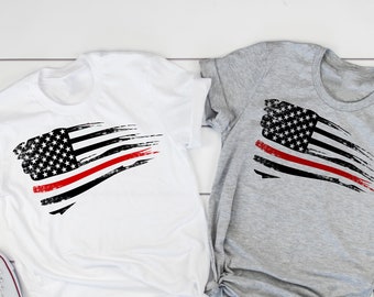 American Flag Shirt, Family Matching 4th of july Shirts, USA Heart Family Matching Fourth of July Shirts for Adults, Kids and Toddlers FJ7