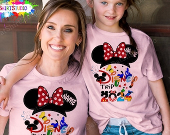 Disney Family Shirts, Disney Trip 2024, Disney Trip Matching Shirts with custom text, Disney Matching shirts, Personalized Disney Shirt D297