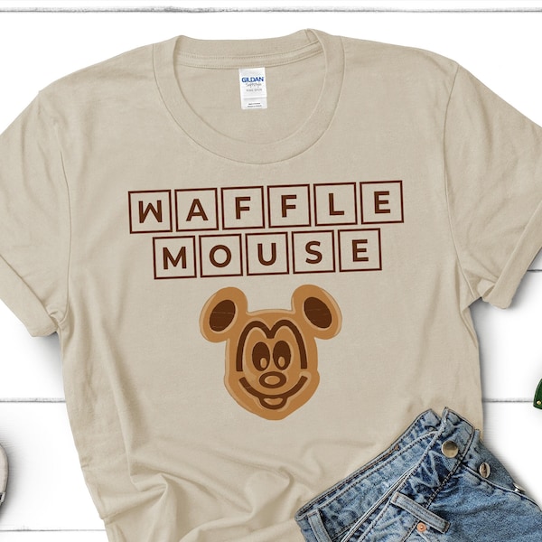 Disney Shirt, Waffle Mouse Disney Shirt, Chef Mickey, Disney Breakfast with Mickey, Disney Trip matching shirts for kids and adults DT526