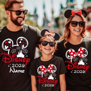 Custom Disney Family Trip Shirts, Matching 2025 Vacation Tees