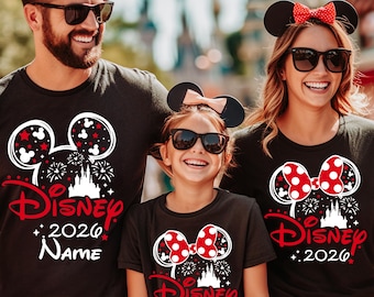 Custom Disney Family Trip Shirts, Matching 2025 Vacation Tees