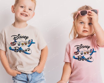 Disney Bound färgglada skjortor, Disney flygplansdesign, Disneyresa, Disney familjetröjor, Disney barn- och vuxenskjorta, Disney unisextröja 193