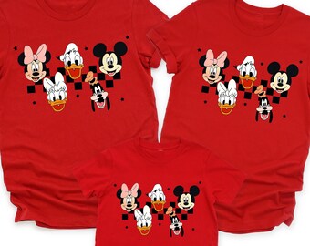 Mickey and Friends Disney Retro Shirt, Minnie and Mickey Retro Shirts, Matching Disney Shirts, Disney Shirts for kids and adults 547