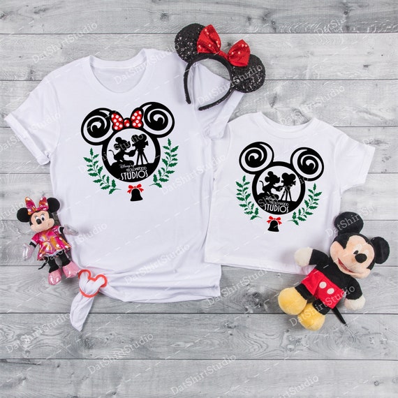 Disney Hollywood Studios Christmas Shirt, Matching Disney Shirts, Disney Christmas Tee, Disney Shirts for kids and adults  DT391