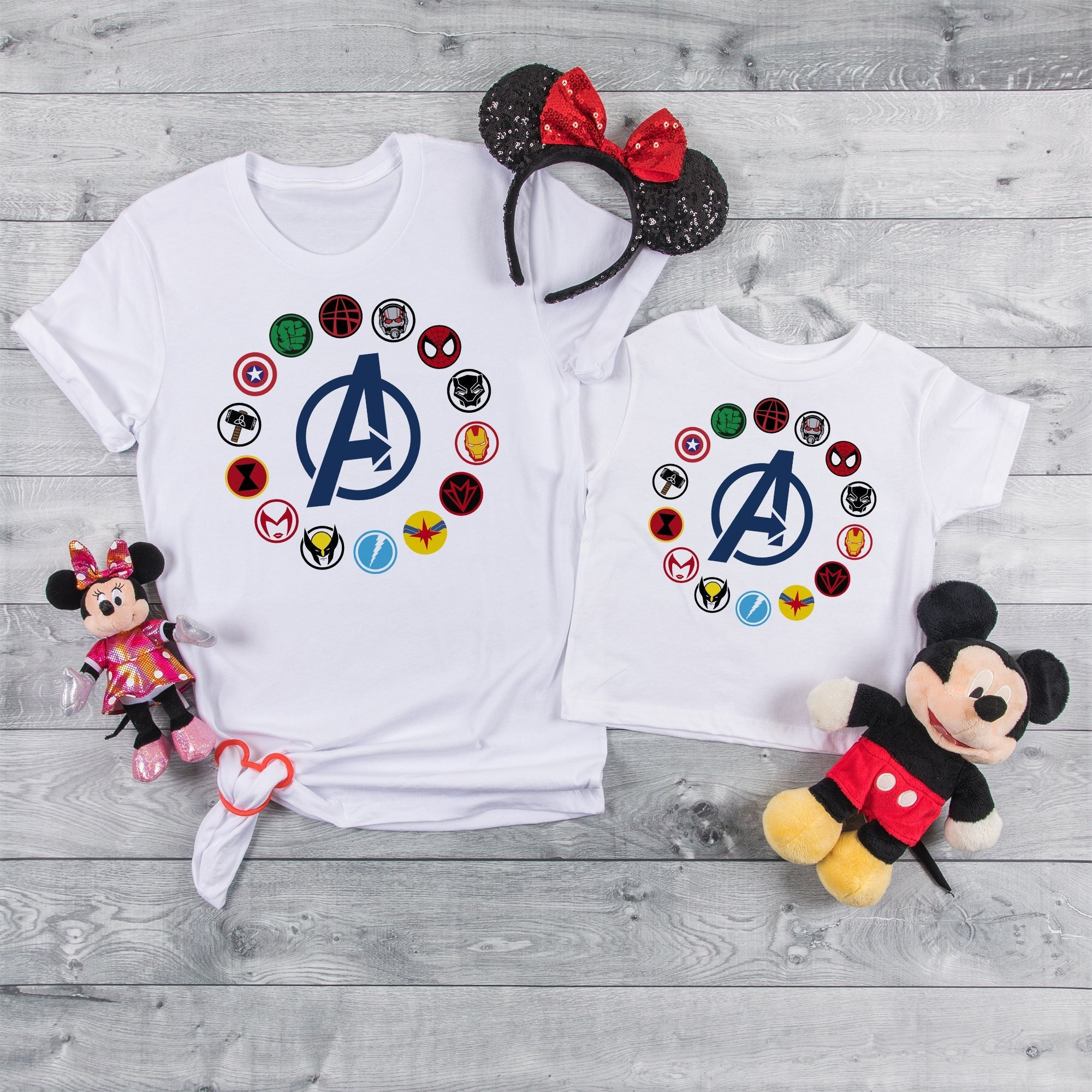 Camisa Avengers Marvel Crewneck Camisa Avengers Camisa Marvel inspirada Camisa de superheroes Avengers DT290 Etsy Espana