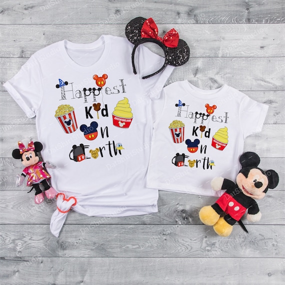Disney Happiest Kid, Matching Disney Shirts ,going to Disney