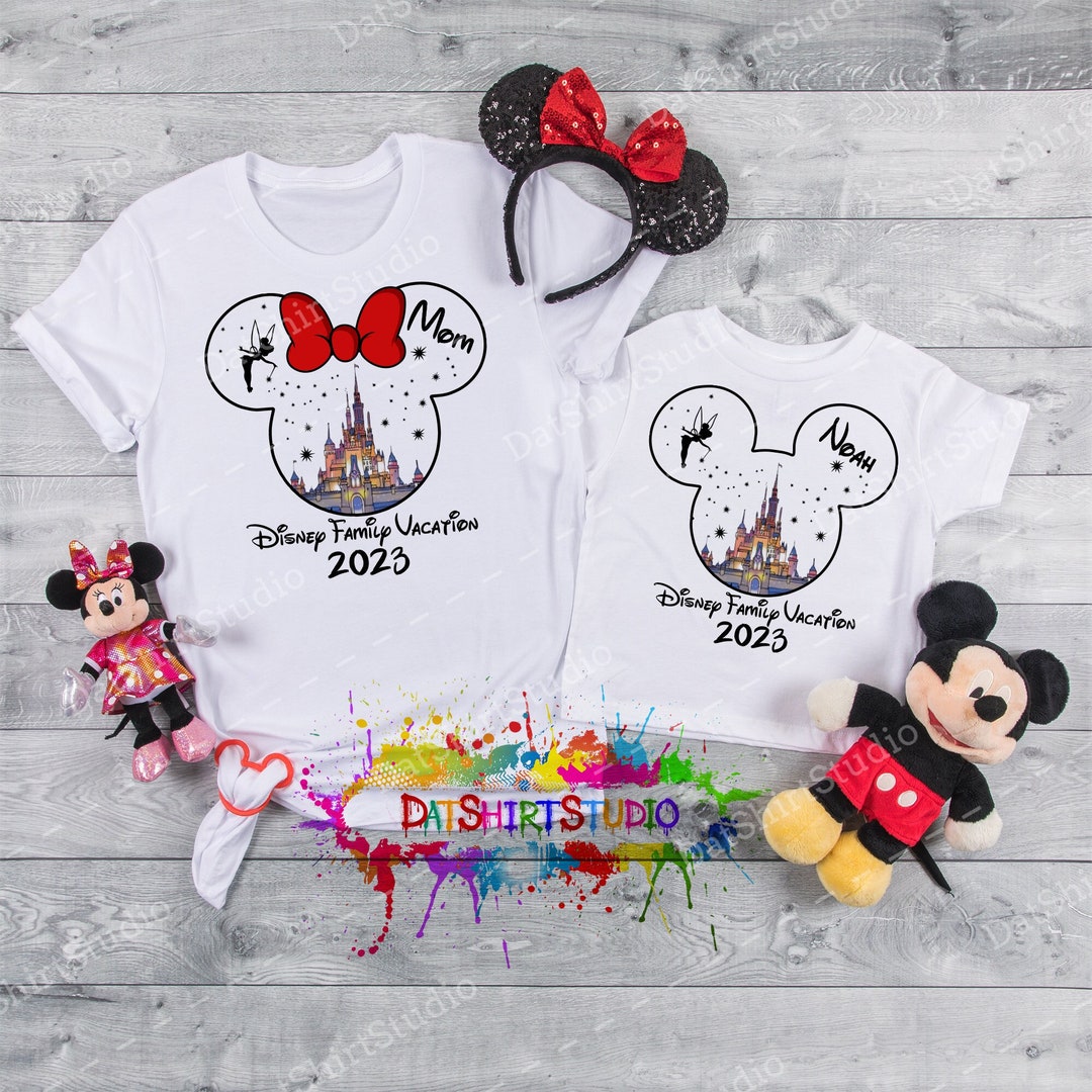 Disney Matching Shirts, Disney Trip 2023, Disney Family Shirts With Custom  Names, Disney Kids' Shirts, Disney Family Matching Tees DT31 