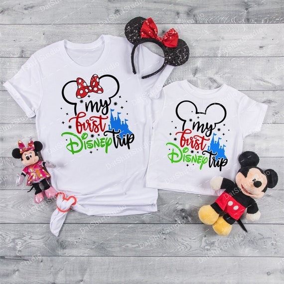 My 1st Disney Trip, First Disney Shirts, Disney World Tees, Disney Cute  Shirts for Kids and Adults, My First Trip to Disney DT259 