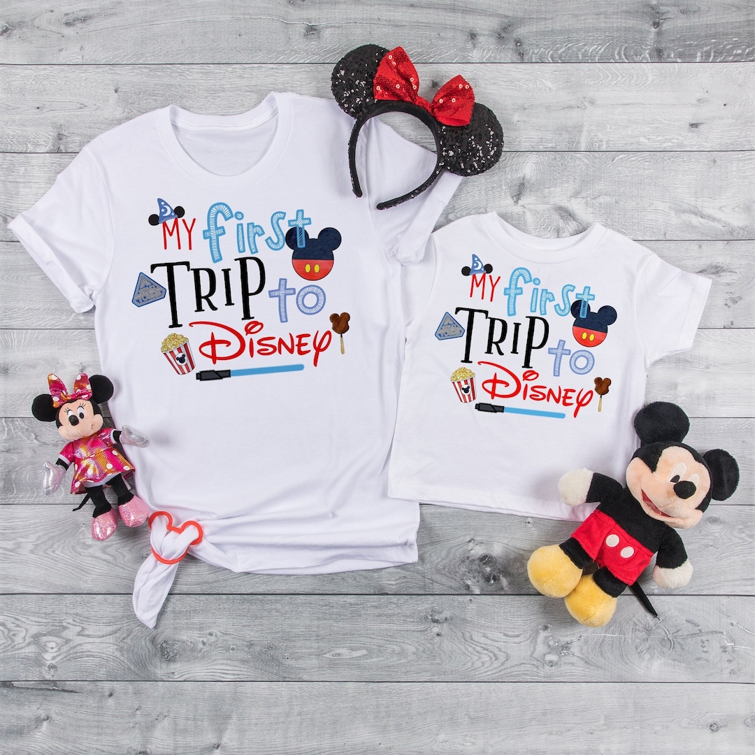 My First Disney Trip, Matching Disney Shirts ,going to Disney ,disney  Shirt, Disney Shirts for Kids and Adults DT249