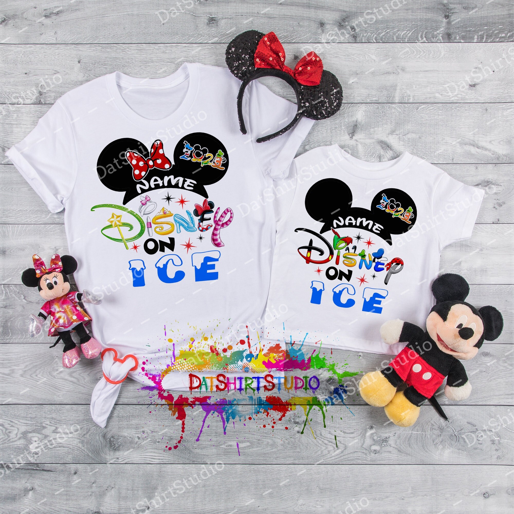 Disney On Ice, Disney On ICE Custom Shirts, Matching Disney Shirts