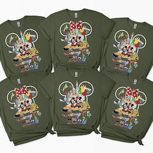 Camisetas personalizadas de viaje a Disney, camisetas de Disneyworld, camisetas de vacaciones en Disney, camisetas de pareja de Disney, camisetas familiares a juego de Disney, viaje a Disney D545 imagen 5