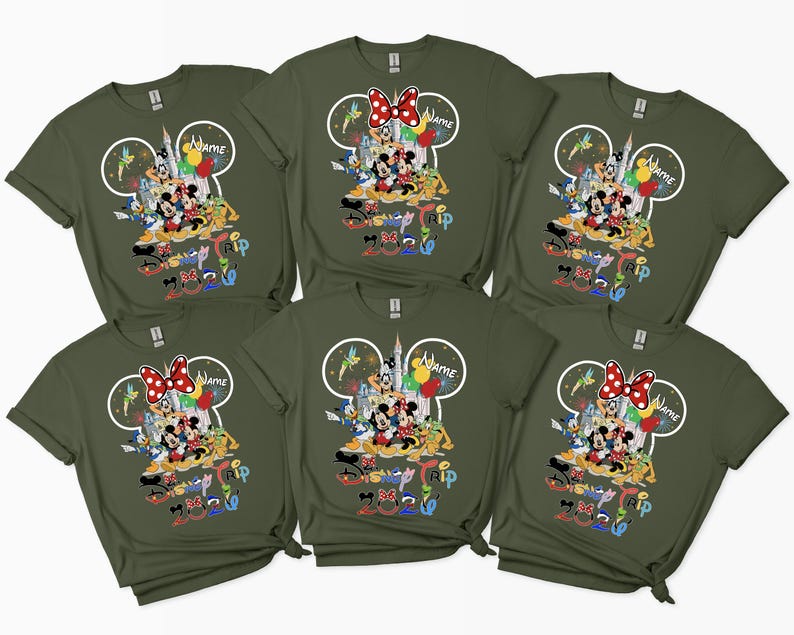 Camisetas personalizadas de viaje a Disney, camisetas de Disneyworld, camisetas de vacaciones en Disney, camisetas de pareja de Disney, camisetas familiares a juego de Disney, viaje a Disney D545 imagen 5