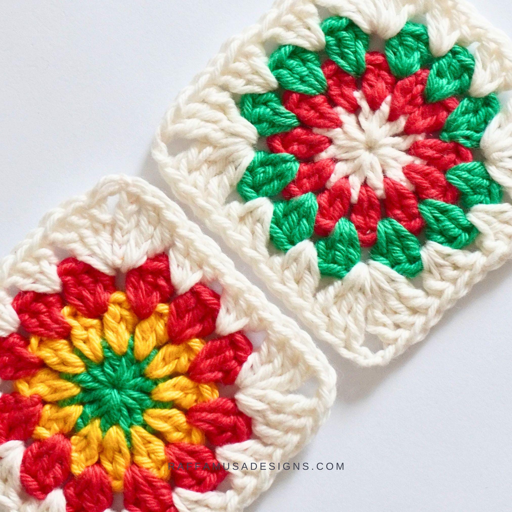 40 Beautiful Circle Crochet Patterns To Make For Your Home 24 Crochet Pattern Circle to Square Granny Square