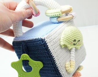 Crochet Pattern - Weather Baby Cube - Sensory Activity Toy