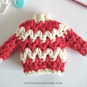 Crochet Pattern Ugly Christmas Sweater Crochet Ornament Pattern image 4