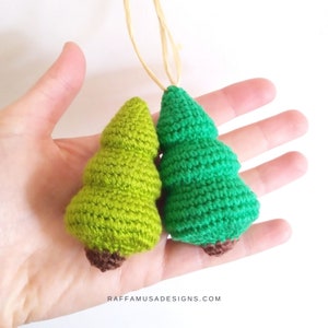 Crochet Pattern - Christmas Tree Amigurumi - Fir Tree Ornament - Crochet Christmas Decoration