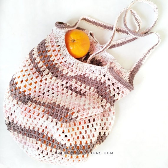 Etsy crochet market bag hotsell