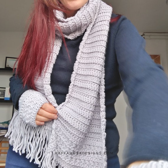 Crochet Pattern ~ Star Stitch Scarf, Maxi Scarf, Crochet