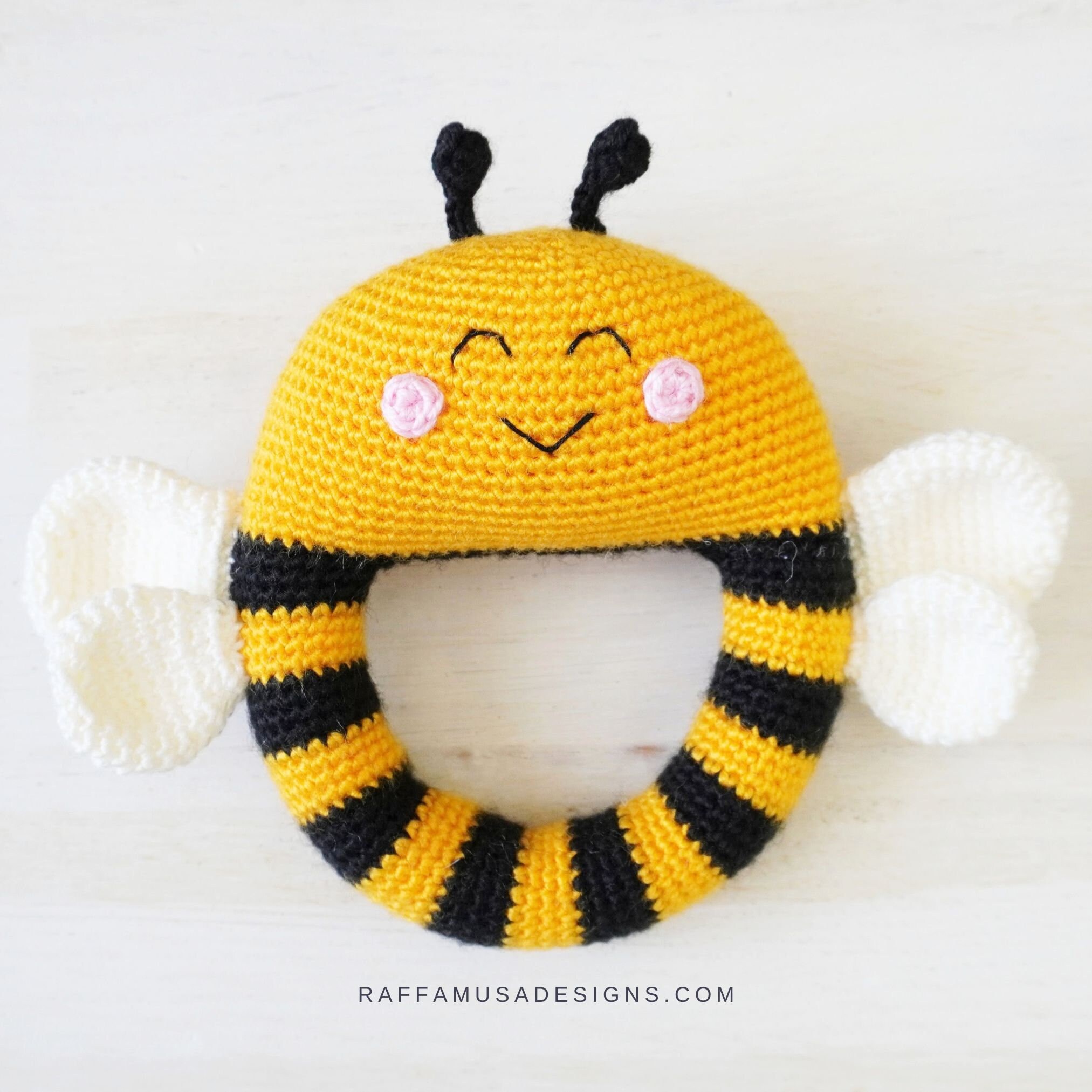 Crochet Pattern - Butterfly Baby Rattle - Bee Rattling Toy Amigurumi - Etsy