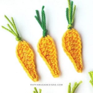 Crochet Pattern ~ Carrot Applique - Carrot Granny Square