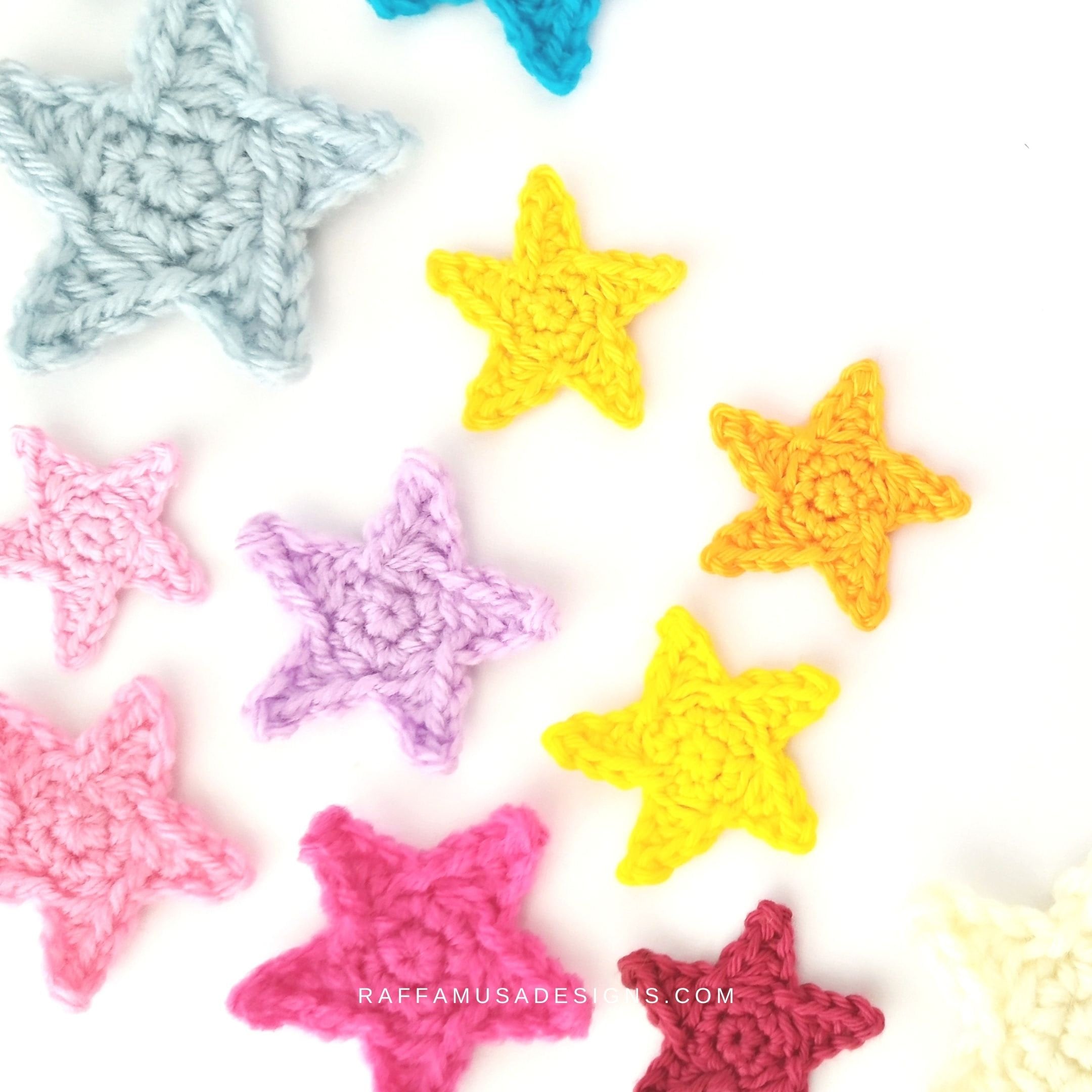 Crochet Pattern Little Star Applique Etsy UK