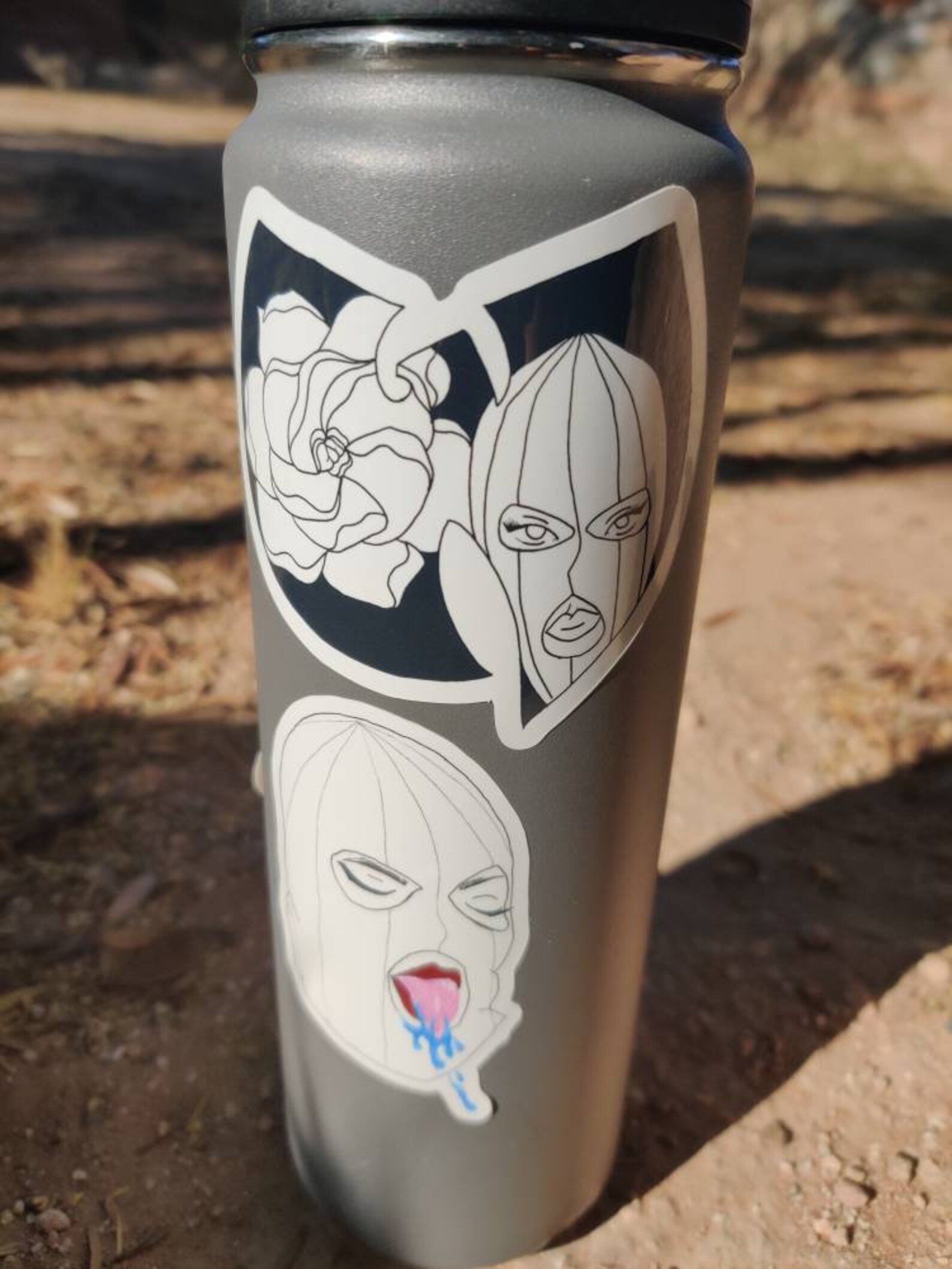 Ski mask sticker Etsy