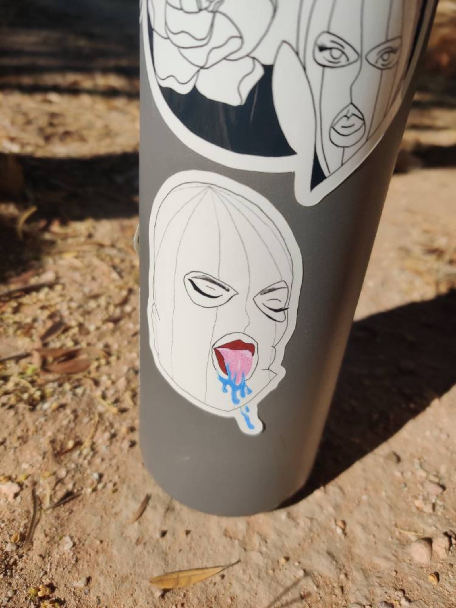 Ski mask sticker Etsy