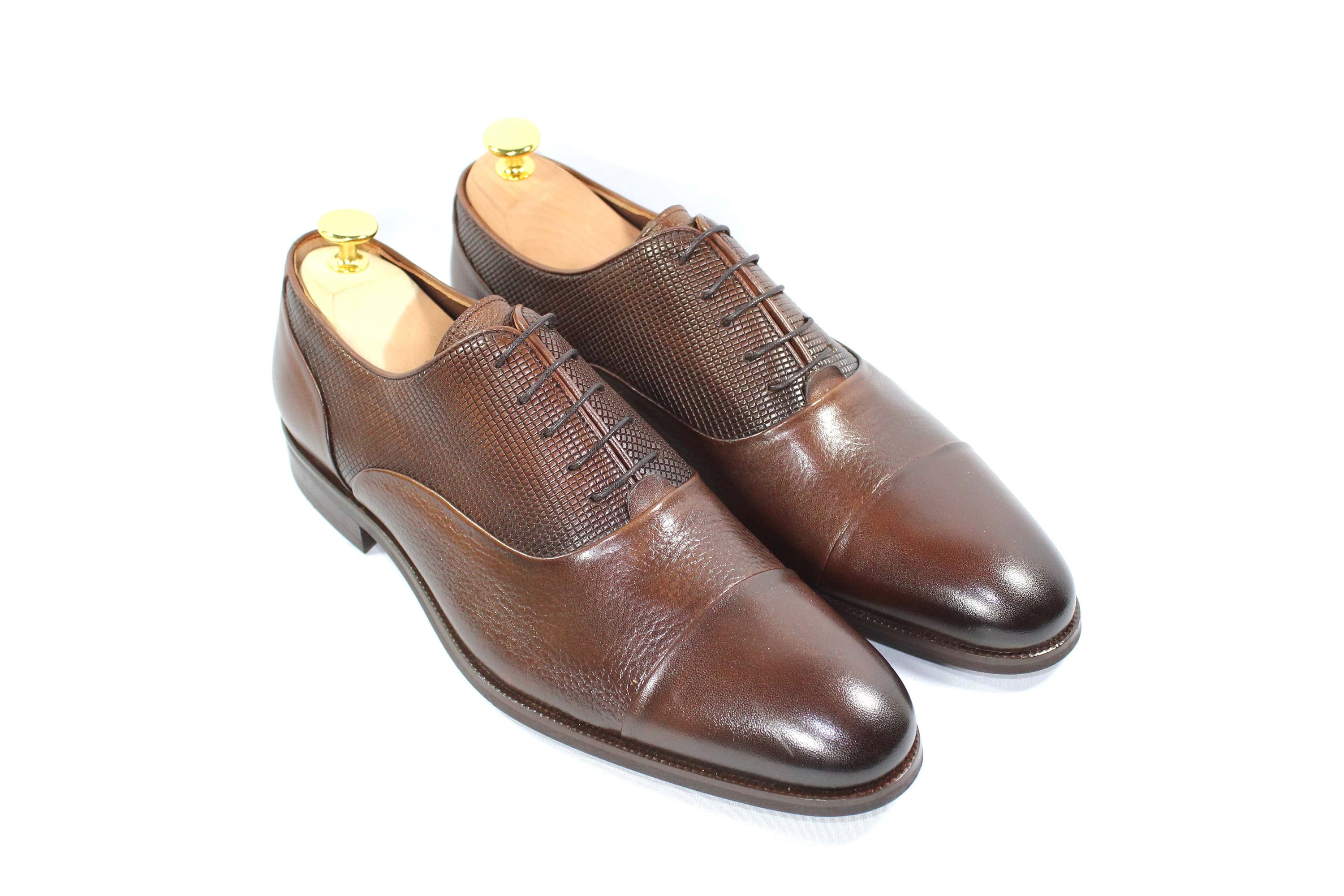 VellaPais Cap Toe Dress Shoes 3096 Dark Brown Luxury Mens Shoe Etsy