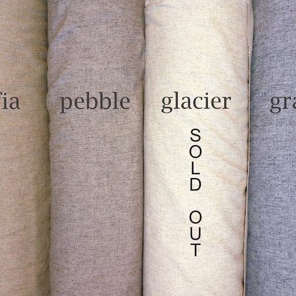 Linen Blend Solids - Budapest in Gravel, Pebble, Glacier & Raffia - Fabric by the Yard - Beautiful solids by Richloom!