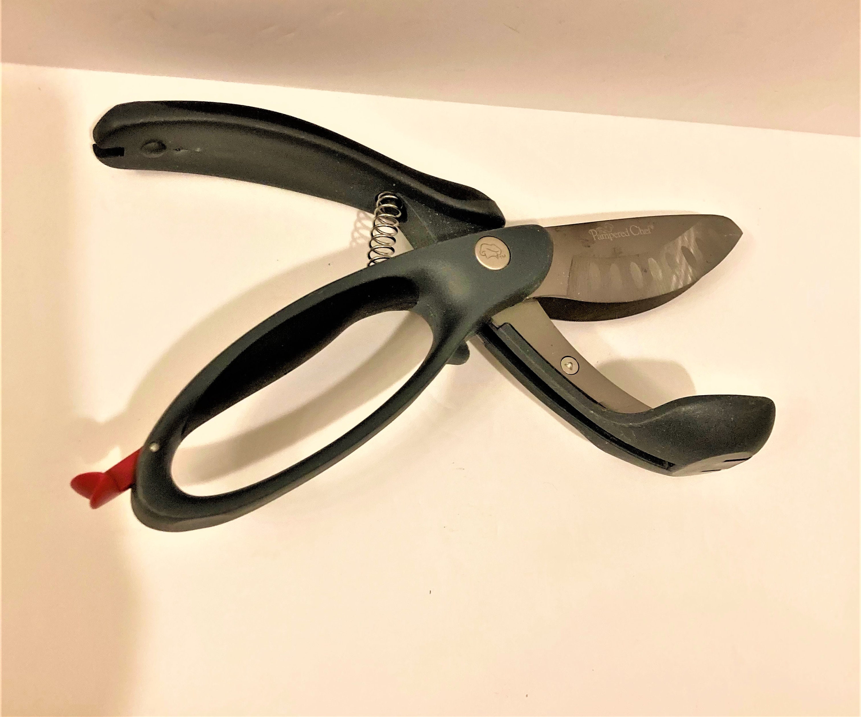 Pampered Chef Kitchen Shears Salad Chopping Double Blade