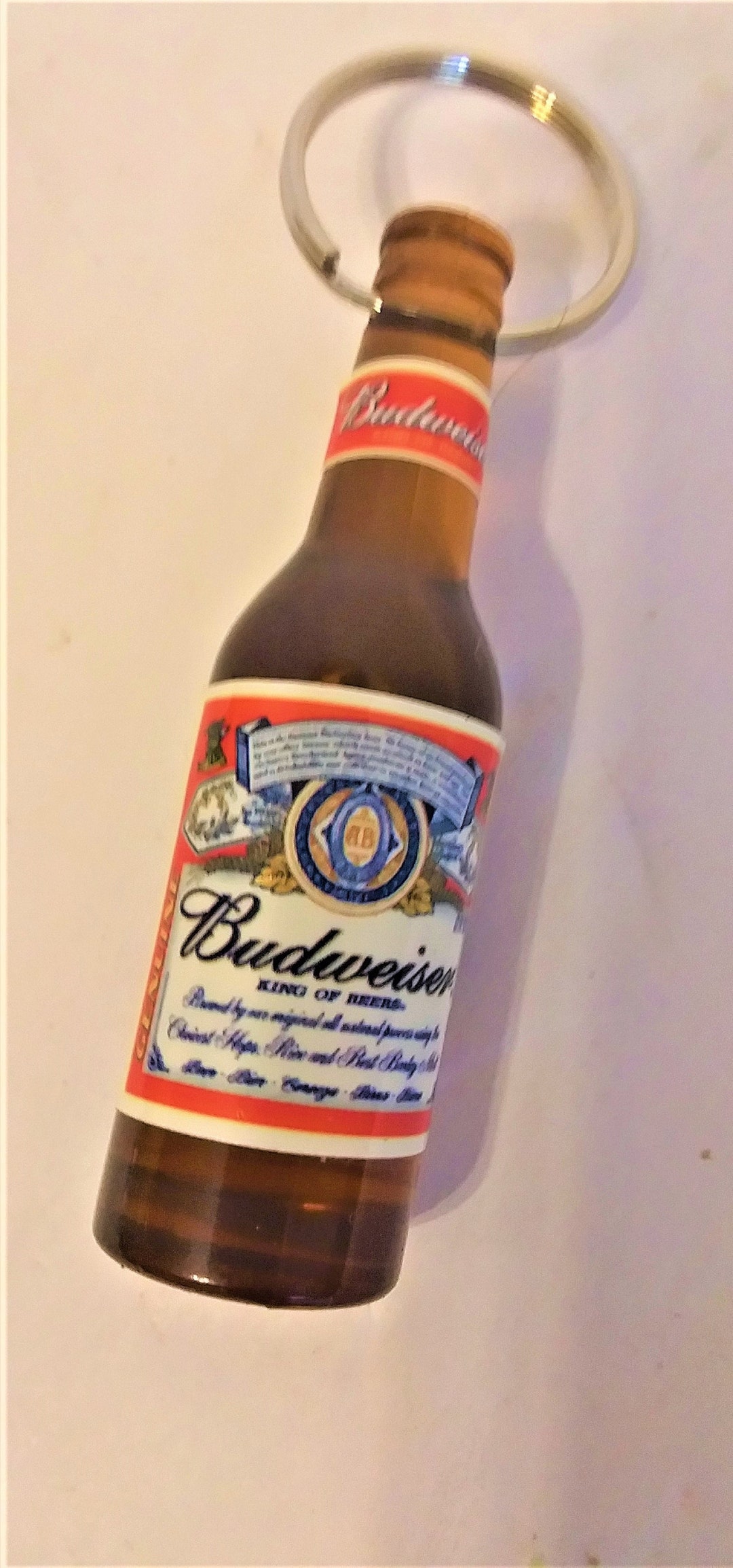 Budweiser King of Beers Key Chain Beer Bottle Opener 3 Etsy
