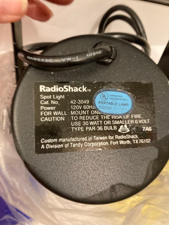 Radio Shack 42 3057 Mini Spot Light With Red Yellow Blue Green