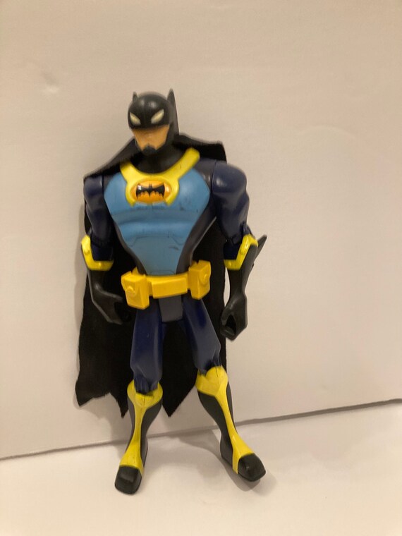 Vintage DC Comics Posable Batman Action Figure 9 Tall With Black