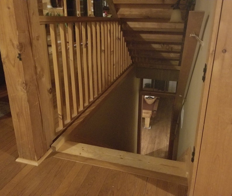 Farmhouse Baby or Pet Gate custom made in solid wood free ...