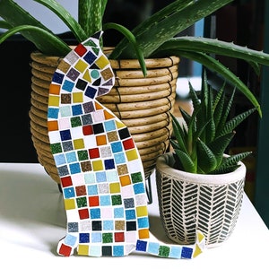 Cat Mosaic Kit, DIY Craft Kit, For Adults and Children, Multicoloured tiles, Kitten, Cat Designs, Pet Designs, Craft Box