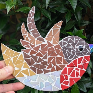 DIY Robin Mosaic Kit: Christmas Craft Box, Home Decor