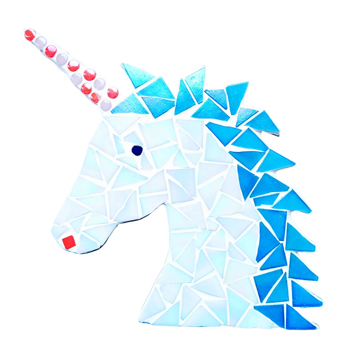 Unicorn Mosaic Kit DIY Craft Kit Children and Adult Gift Etsy