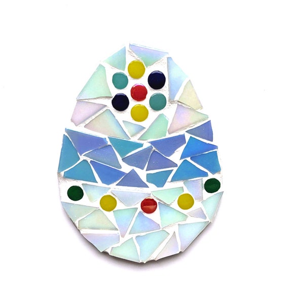 8PCS DIY Mosaic Tiles Easte Cafts Kits, Make You Own