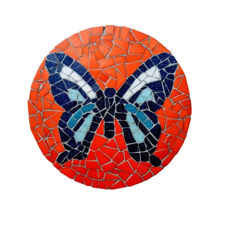 Butterfly Mosaic Kit Create Stunning Kitchen Art and Home Decor image 2