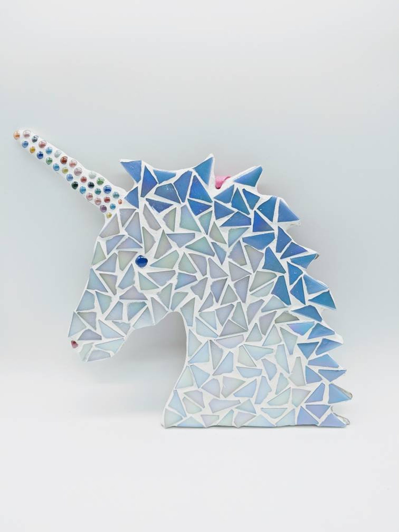Unicorn Mosaic Kit Craft Kit for Children DIY Mosaic Kit Etsy