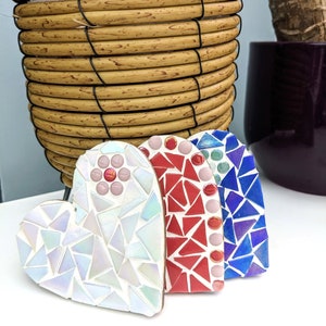 Love Heart Mosaic Kit, Valentine, DIY, Make Your Own, Crafts