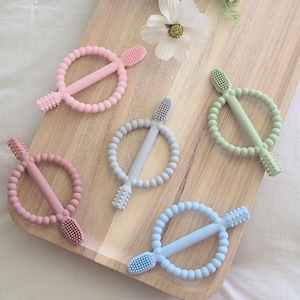 Bristle Ring Add On | Silicone Baby Accessory | Pacifier | Pacifier Clip | Binkie Clip | Dummy Clip | Baby Gifts | Mama Gifts | Baby Shower