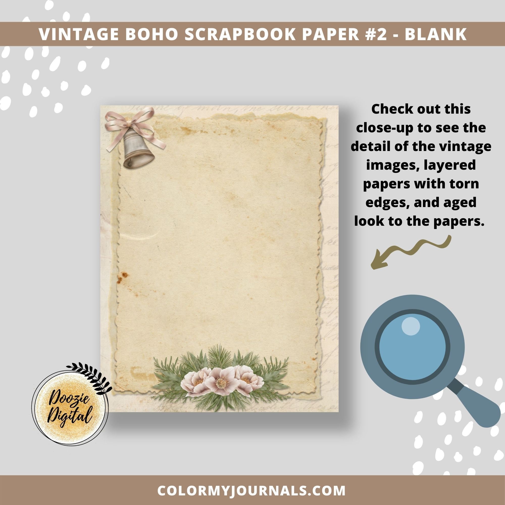 Scrapbook Vintage Paper Pack 2 Stationery Journal Journal Etsy