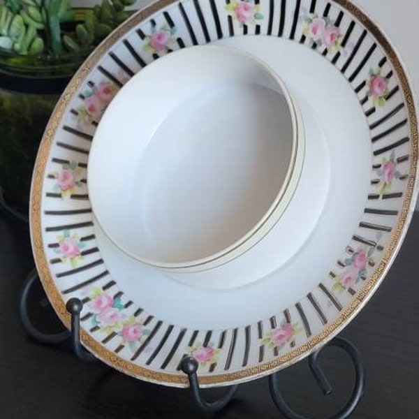 Plate Attached Bowl Etsy