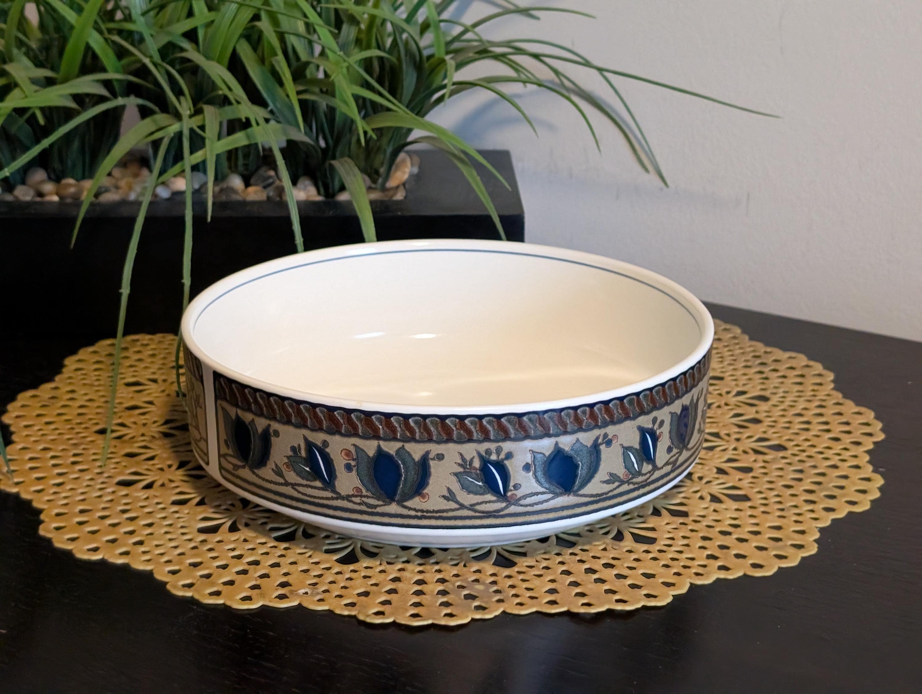 し*お様 コロシアム Colosseum　サラダソーサー　オートミールボウル　2 Mikasa Stoneware Serving Bowl - Etsy