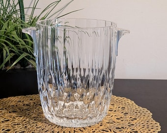 Awesome Hollywood Regency Heavy-duty Crystal Champagne Bucket/Ice Bucket