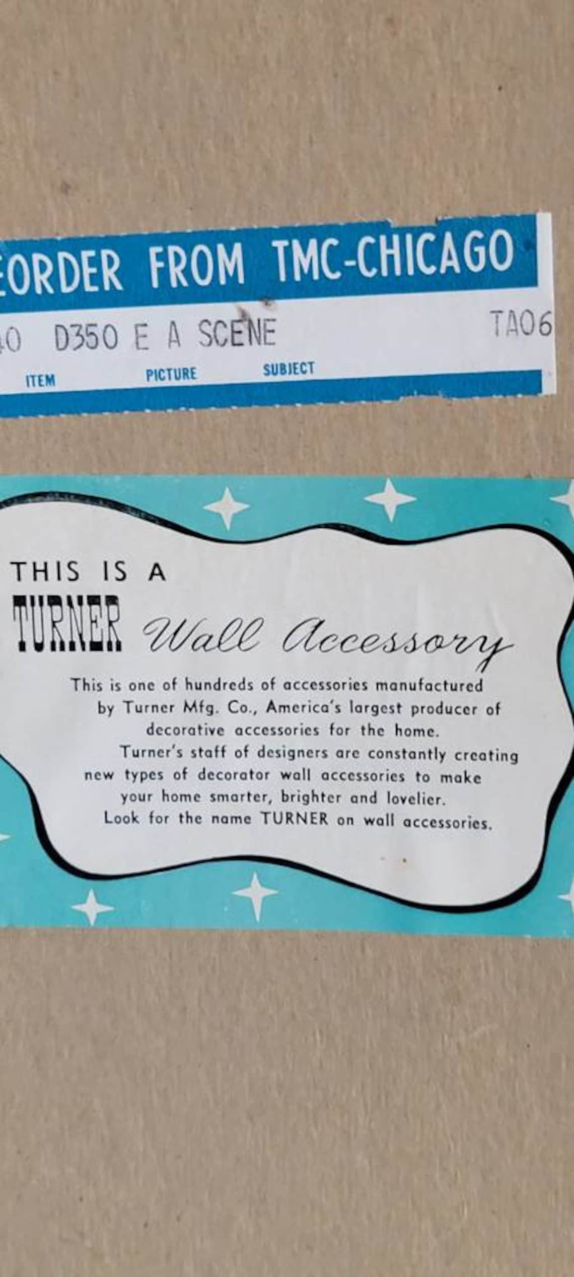 Super Cool MCM Turner Wall Accessories Shadow Box 3D Etsy