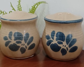 Vintage Pfaltzgraff Folkart Salt and Pepper shaker