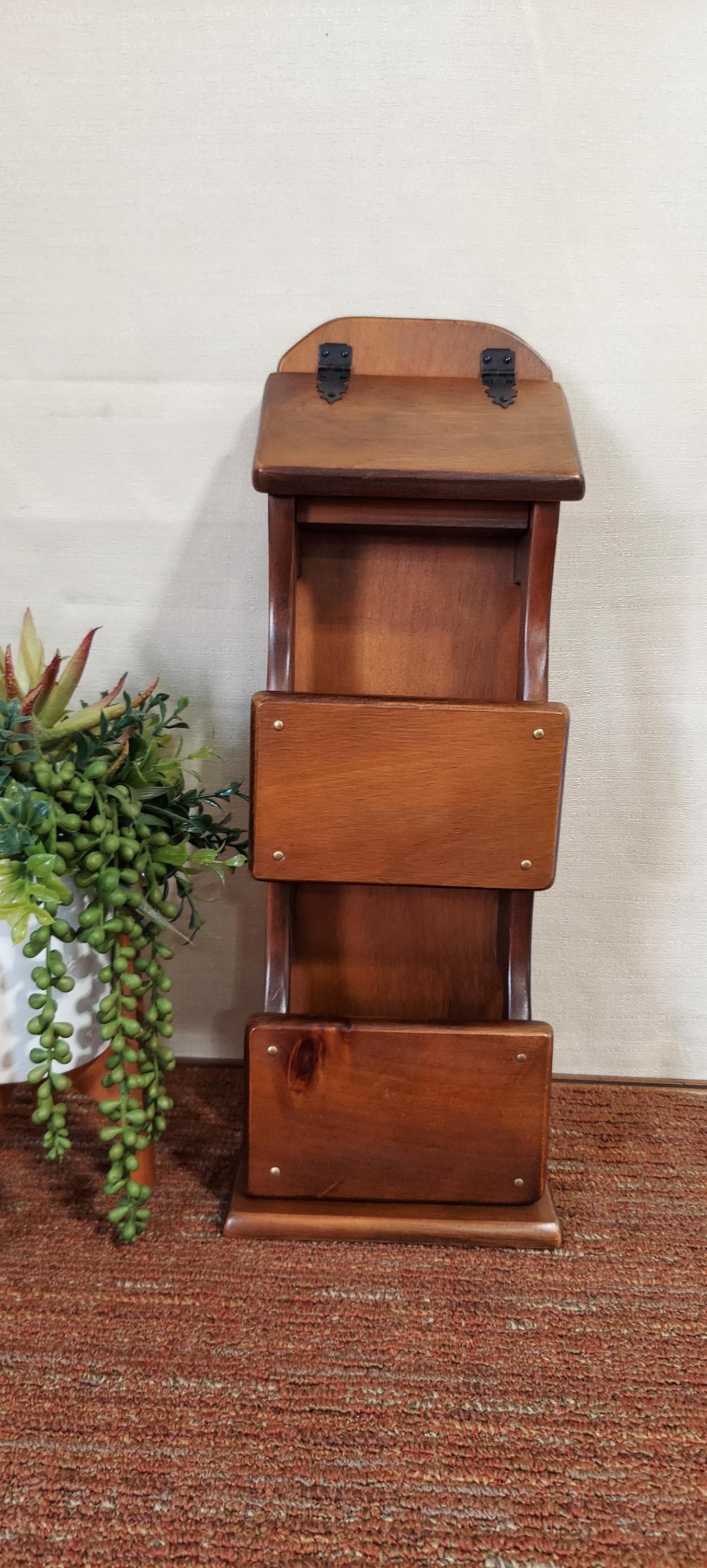 古い棚　手紙入れ VINTAGE Retro Stand or Hang Mail,letter Organizer and Cubby for