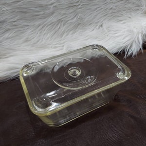Vintage Glassbake Refrigerator Box with Lid